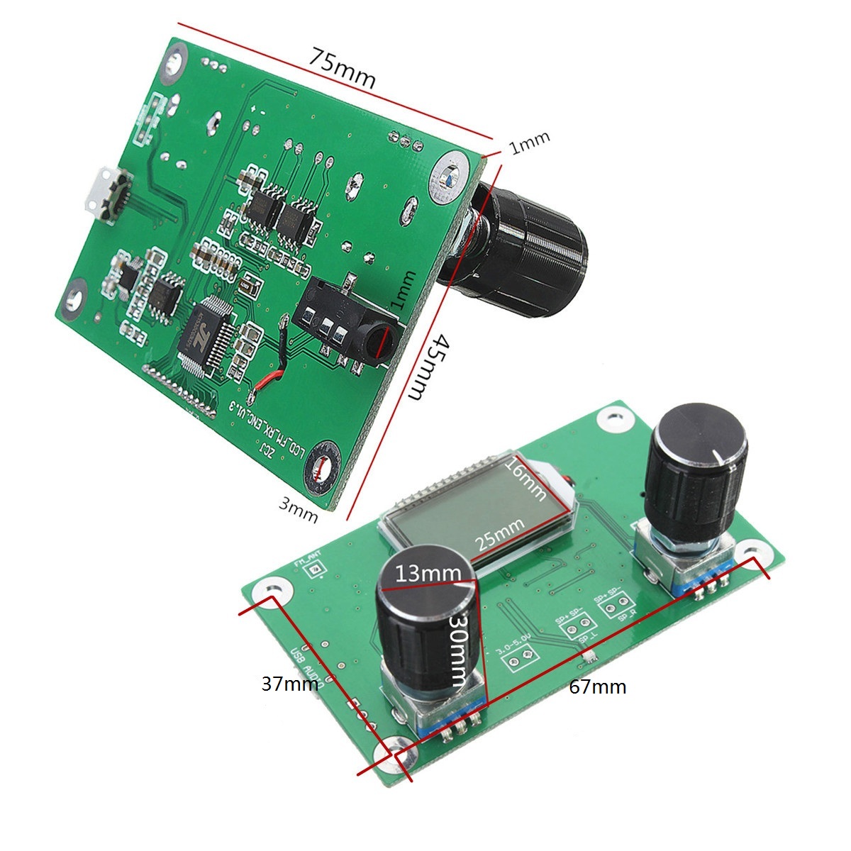 Geekcreitreg-DSP--PLL-Digital-Stereo-FM-Radio-Receiver-Module-87-108MHz-With-Serial-Control-1004778