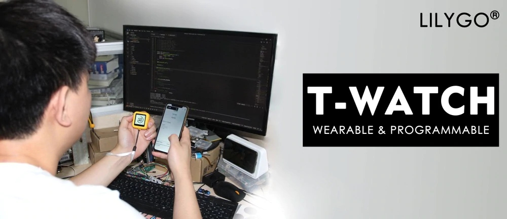 LILYGOregTTGO-T-Watch-ESP32-Chip-Programmable-Wearable-Environment-Interaction-Expandable-Silicone-S-1722494