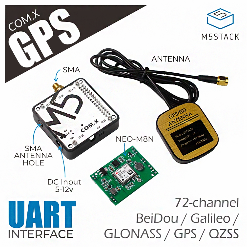 M5Stackreg-COMGPS-Module-NEO-M8N-with-Antenna-ESP32-Development-Board-Stacking-Module-Positioning-1751969