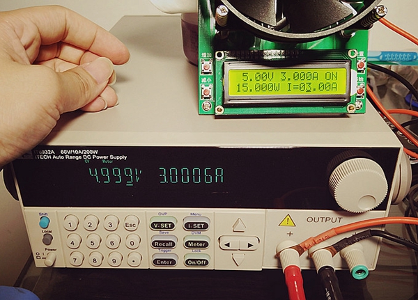 150W Constant Current Electronic Load Board 60V 10A Battery Discharge ...