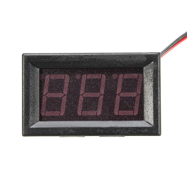 Elecbee 3Pcs 0.56 Inch Red AC70-500V Mini Digital Voltmeter Voltage Panel Meter AC Voltage LED Display Meter