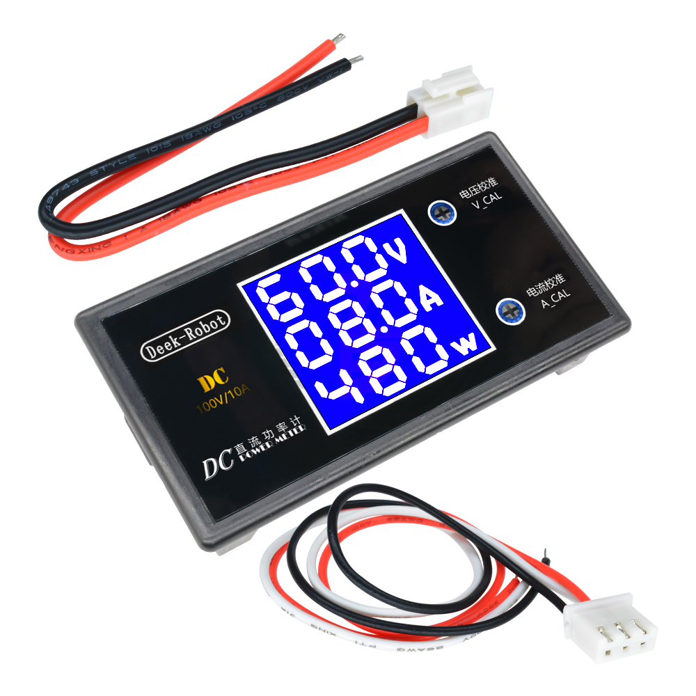 3pcs-Digital-DC-0-100V-0-10A-250W-Tester-DC7-12V-LCD-Digital-Display-Voltage-Current-Power-Meter-Vol-1695187