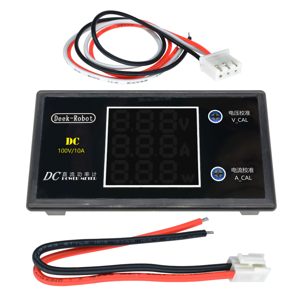 3pcs-Digital-DC-0-100V-0-10A-250W-Tester-DC7-12V-LCD-Digital-Display-Voltage-Current-Power-Meter-Vol-1695187