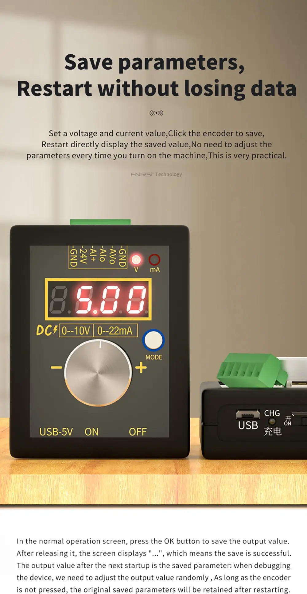 SG002 Digital 4-20mA 0-10V Voltage Signal Generator 0-20mA Current Transmitter Professional Electronic Measuring Instruments