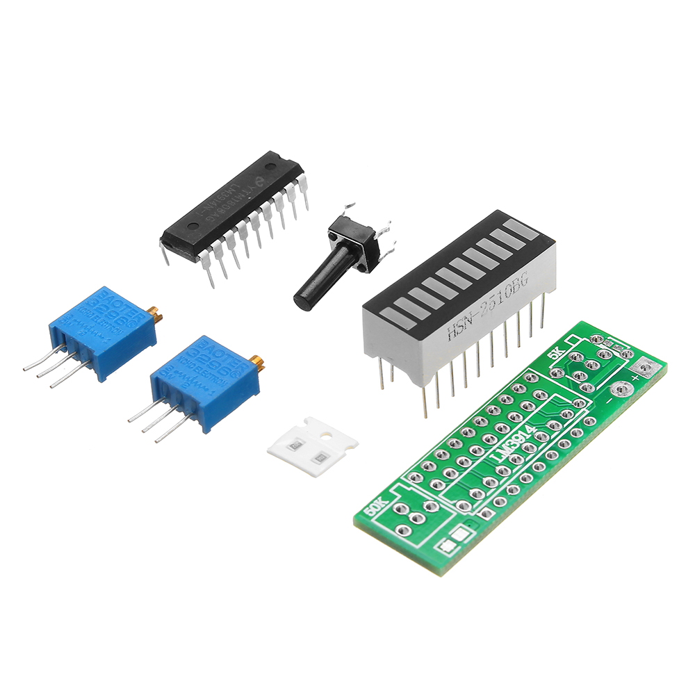 5pcs-Blue-LM3914-Battery-Capacity-Indicator-Module-LED-Power-Level-Tester-Display-Board-1391990