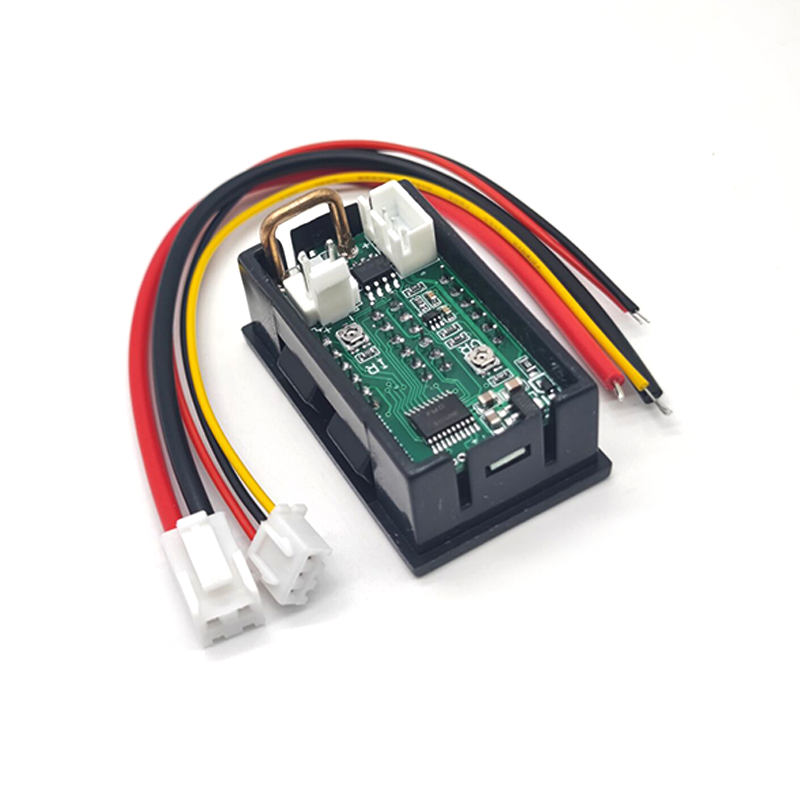 Elecbee 5pcs Mini DC Voltmeter Ammeter | 200V 10A 4-Bit | Dual LED Display 0.28 Inch