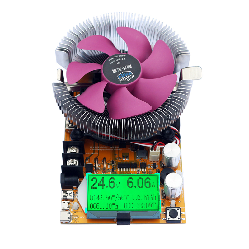 8-In-1-150W180W-Digital-Battery-Capacity-Tester-Voltmeter-Adjustable-Constant-Current-Electronic-Loa-1248703