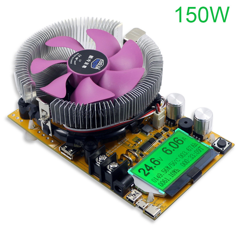 8-In-1-150W180W-Digital-Battery-Capacity-Tester-Voltmeter-Adjustable-Constant-Current-Electronic-Loa-1248703