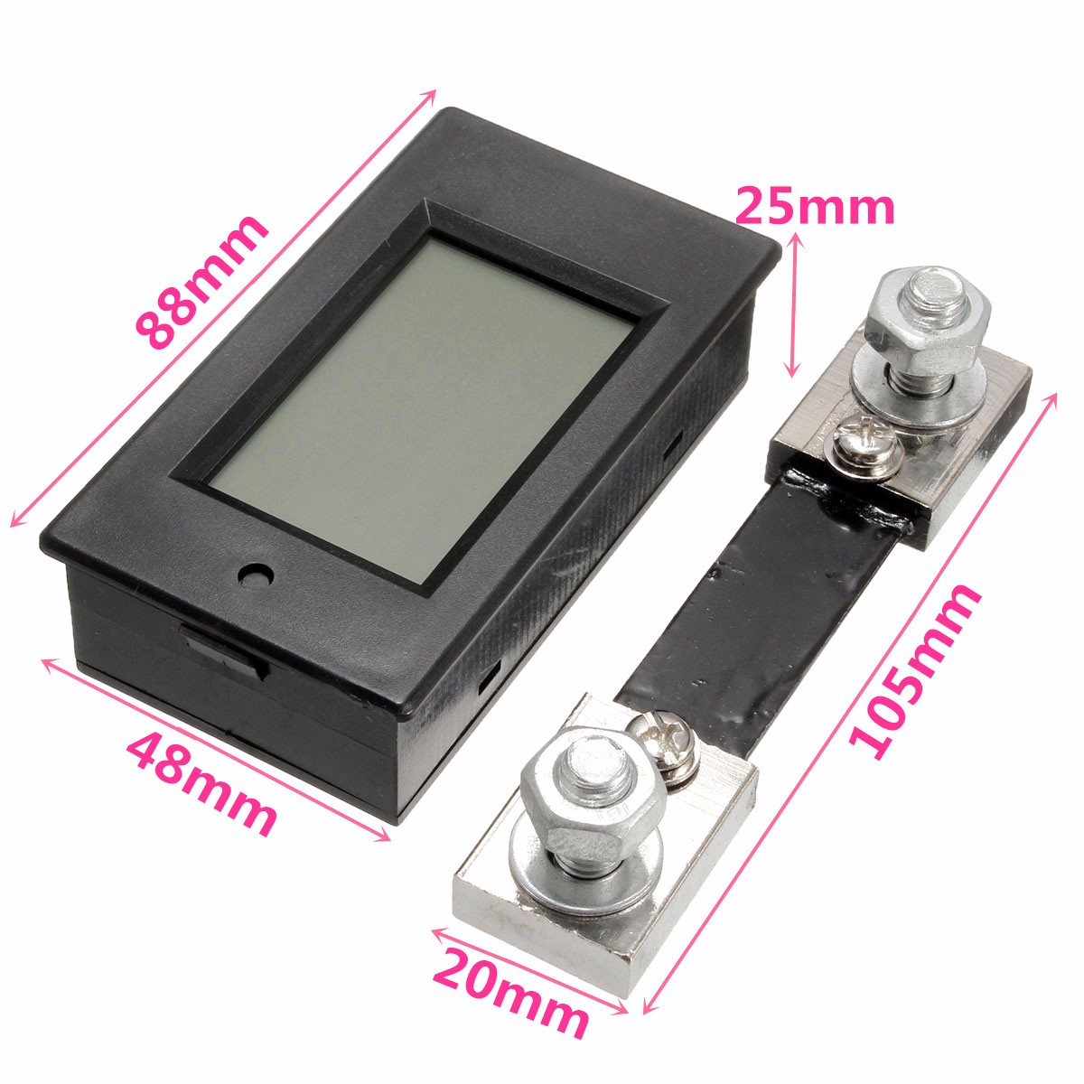 DC-100A-LCD-Voltage-Current-Meter-Car-Battery-Panel-Power-Monitor-With-Shunt-1138849