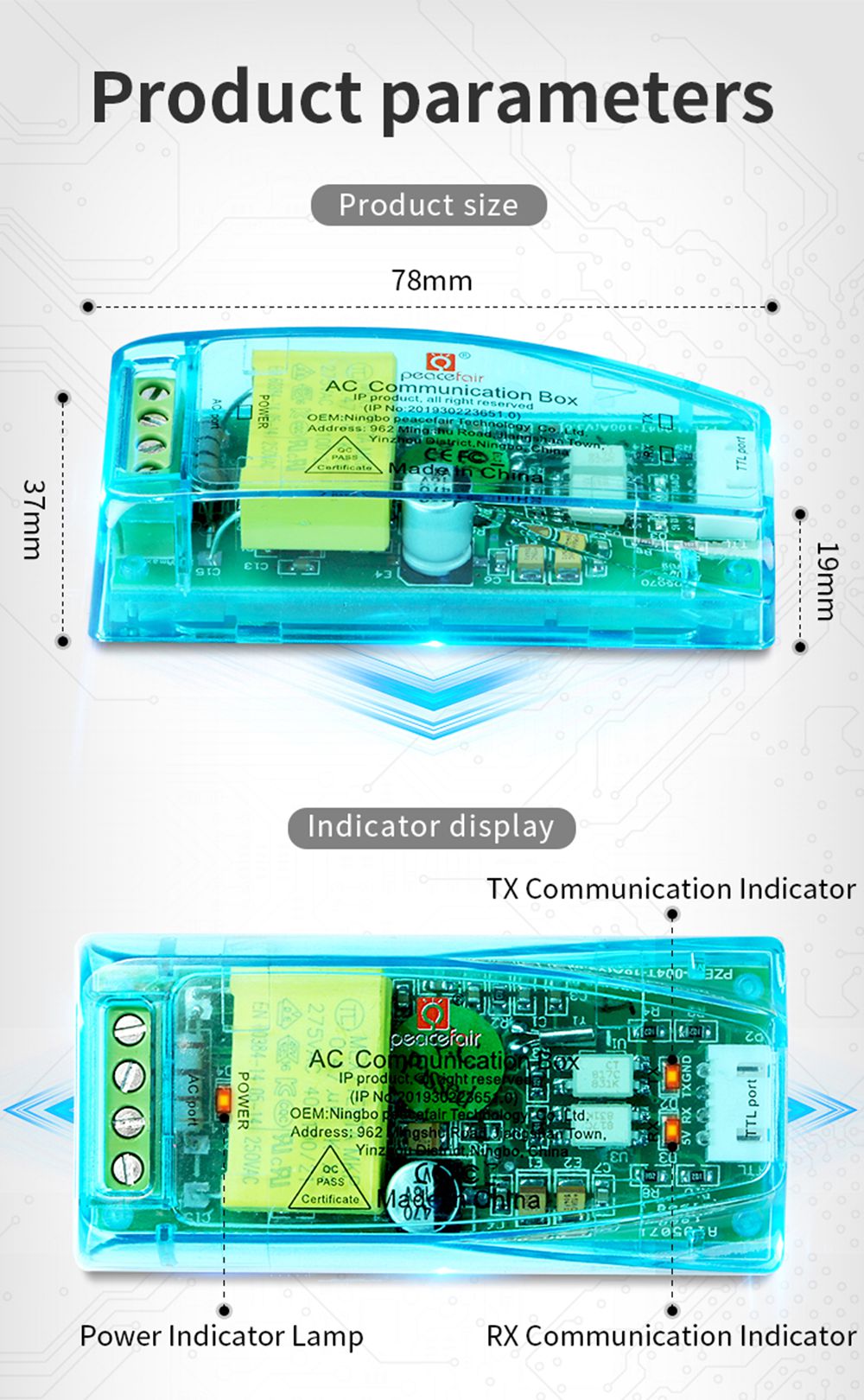 PZEM-004T-TTL-Modbus-RTU-Power-Voltmeter-Ammeter-AC-220V-10A100A-Electric-Volt-Current-Frequency-Pow-1565692