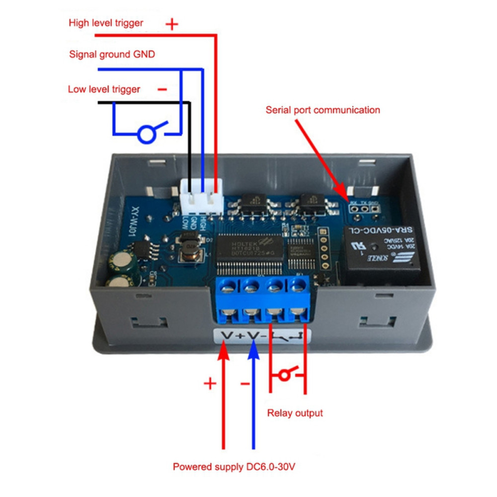 XY-WJ01-DC6-30V-AC220-One-Way-Relay-Module-Trigger-Delay-Loop-Timing-Circuit-Switch-Electrical-Equip-1477050