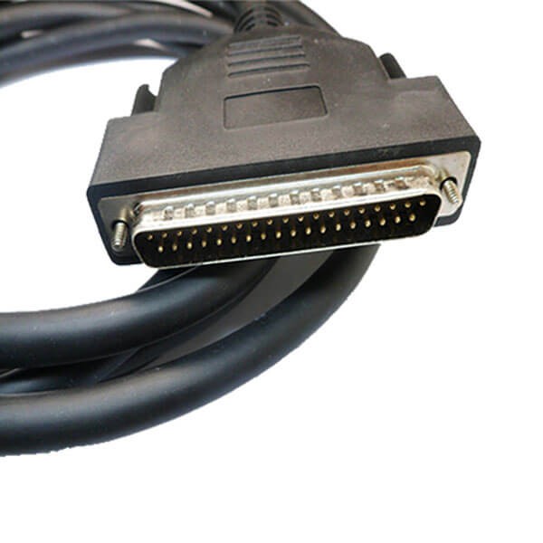 Elecbee D-SUB 37 Pin Male to White Terminal with 28AWG Cable Connector 20cm 20pcs