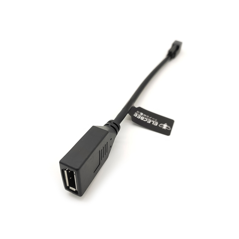 Elecbee Mini Displayport to Displayport MDP Male with Screw lock to DP Female for Matrox 0.5MCable