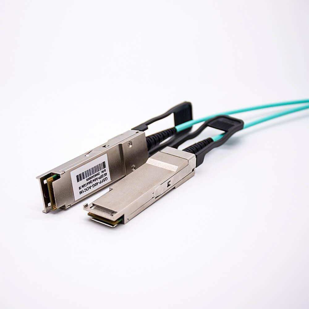 Elecbee 40Gbps QSFP+ Active Optical Cable AOC QSFP+ to QSFP+ Direct Attach Cable