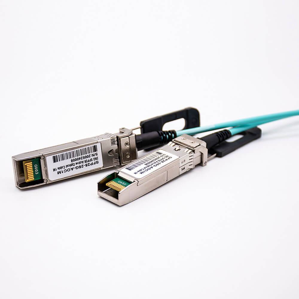 Elecbee Fiber Active Optical Cable AOC 25G SFP28 to SFP28 Length 1M