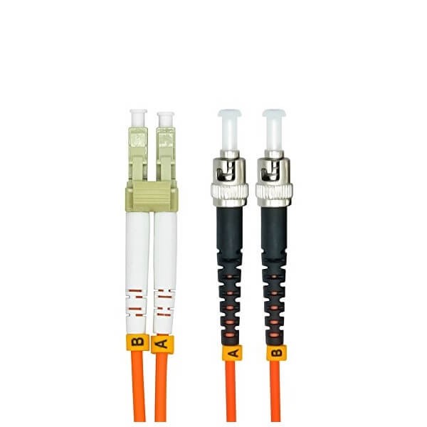 Elecbee Fiber Optic Cable Manufacturing SC to FC Duplex 62.5/125 OM1 Multimode Jumper Optical Patch Cord 3M