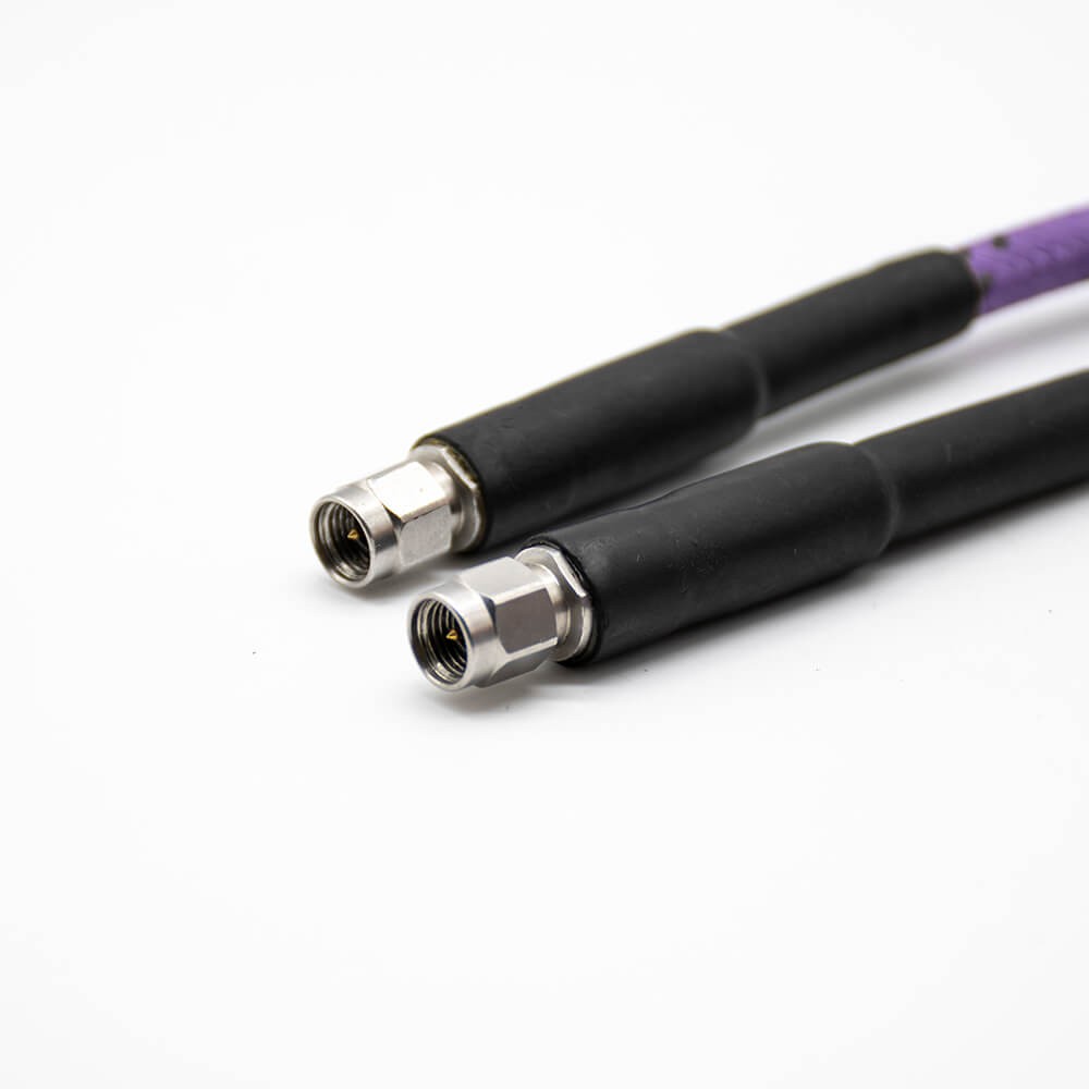 Elecbee 2.92mm SMA Connector Straight Male to Male Coaxial Cable Testing Assemblies