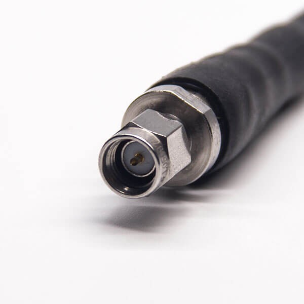 Elecbee SMA Connector Male Straight Crimp Type for Microwave Cable