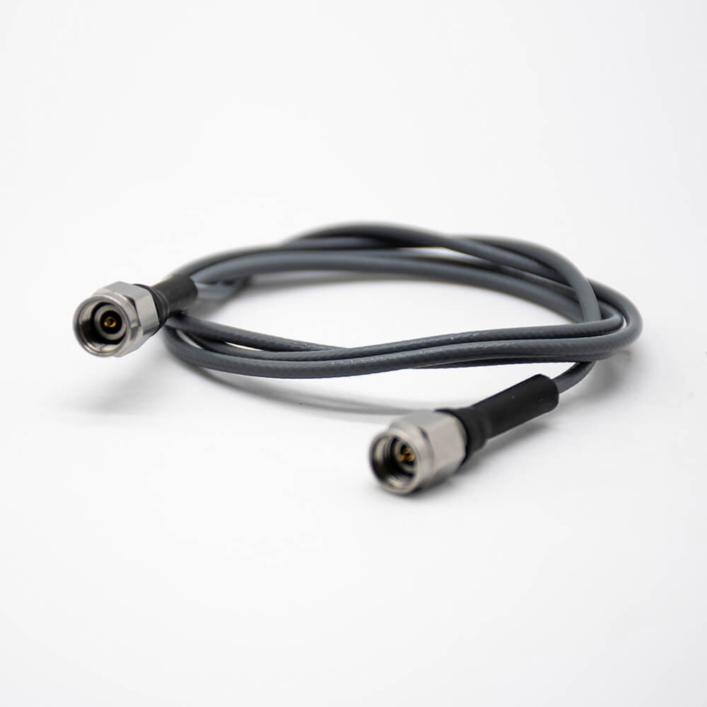 Elecbee Microwave Cables SMA Male to Male Straight RF Cable Extension Black