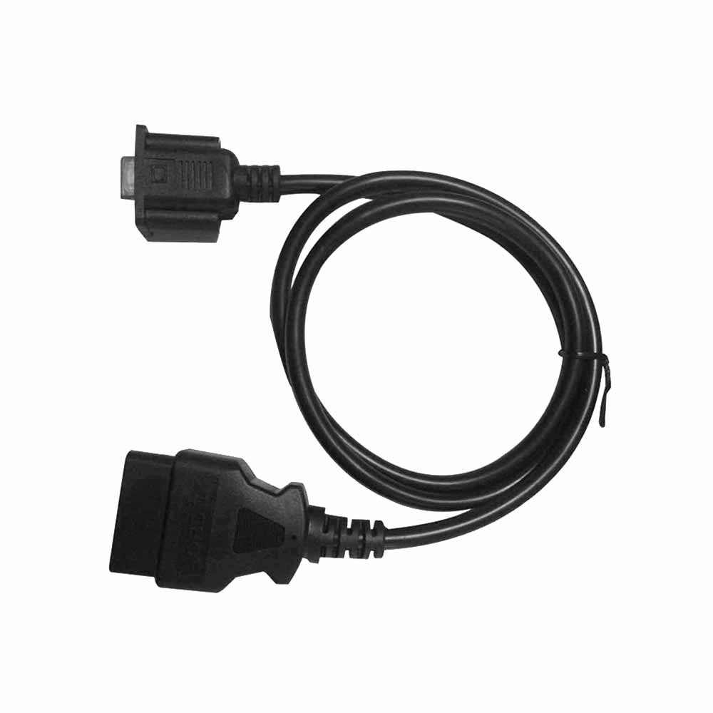 Elecbee 0.3 Meter OBD2 Male to DB9P Female Straight Extension Cable 16-Pin OD7.0 PVC Jacket