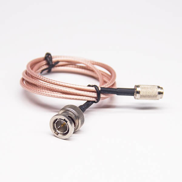 Elecbee 20pcs BNC Cable Assembly RG179 1M with BNC Male to DIN 1.0/2.3 Plug Length 0.5M