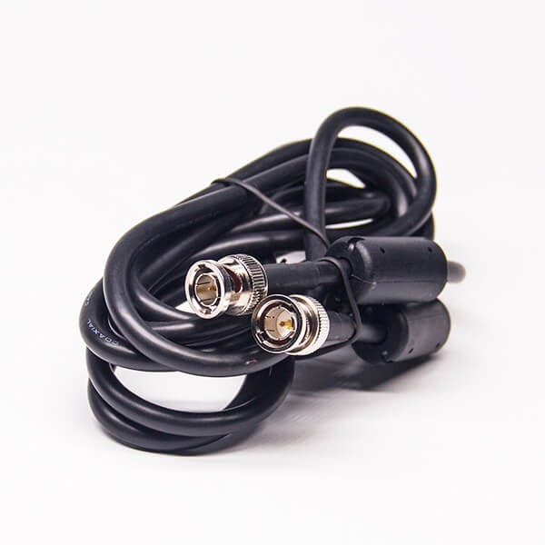 Elecbee 10pcs BNC Video Cable RG59 2.5M with Magnet Ring Plug to Plug