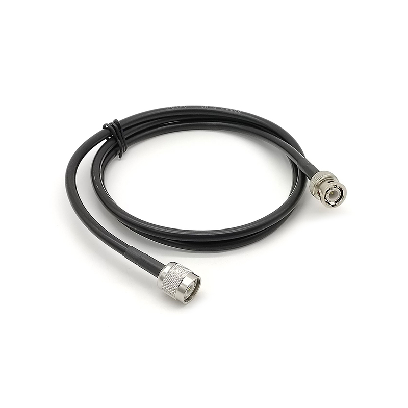Elecbee 20pcs 1M Cable BNC Male 180 Degree to TNC Male 180 Degree Cable with RG223 RG58