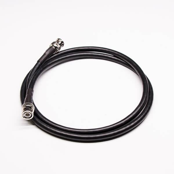 Elecbee 20pcs RF Cable BNC 180 Degree Male to BNC Male Straight Cable Assembly