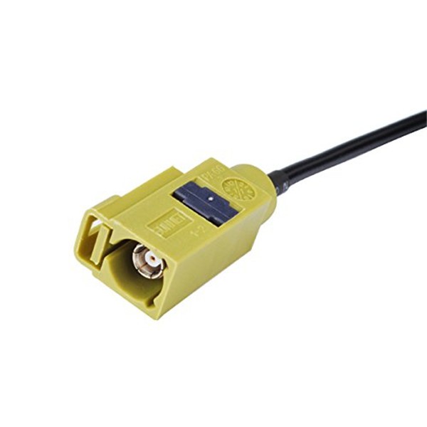 Elecbee 20pcs Cable Antenne Fakra Curry Code K Female to Male Pigtail 1.5m for Radio Antenna