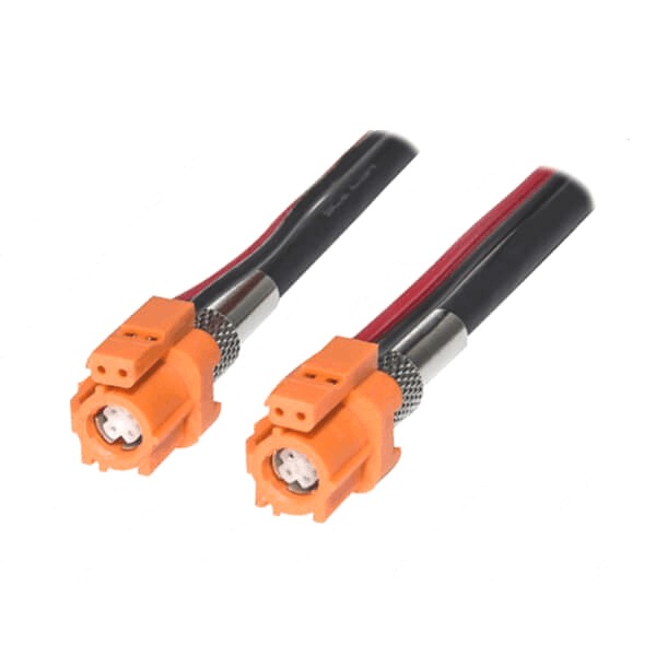 Elecbee 20pcs HSD Connector for LVDS M Code 6Pin Female to Female Cable Extension 1M