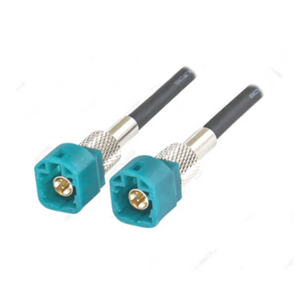 Elecbee 20pcs HSD Connector Price 4Pin Z Code Plug to Plug LVDS Cable Assembly 1M