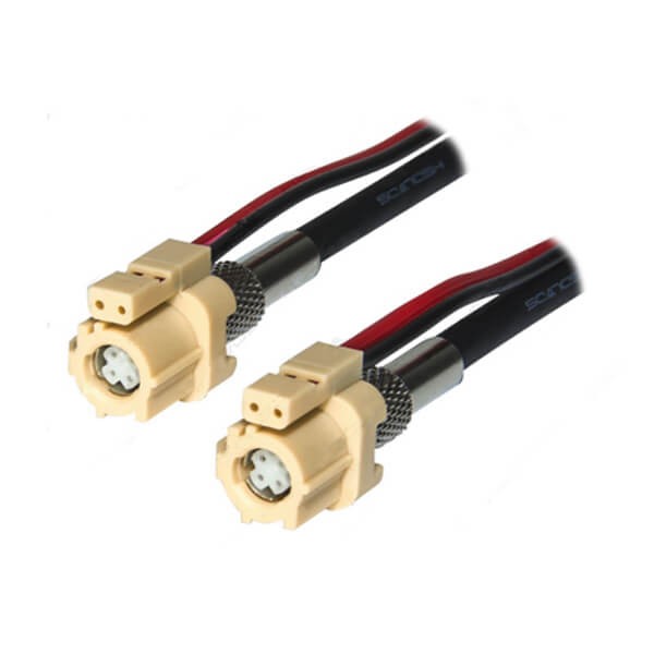 Elecbee 20pcs LVDS Cable Manufactures 6Pin Beige HSD Connector Female to Female Cable 1M