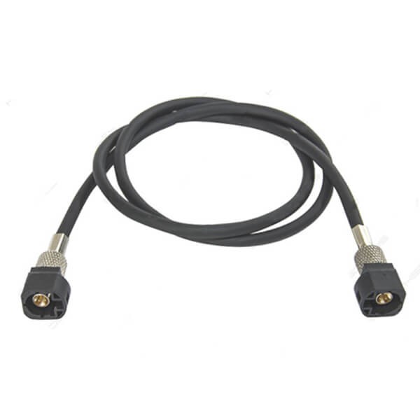 Elecbee 20pcs LVDS HSD Cable 1M with 4Pin A Code Plug to Plug Fakra HSD Connector