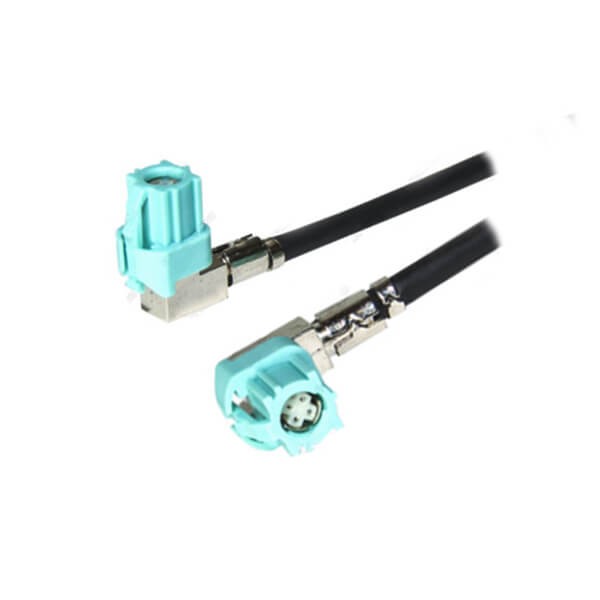 Elecbee 20pcs LVDS Video Cable Assembly 1M with 4Pin Z Code Female to Female HSD Connector