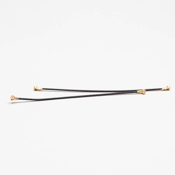 Elecbee 2pcs Coaxial to RF Cable Manufacturers 0.81 Black 2pcs IPEX Ⅲ to IPEX Ⅲ