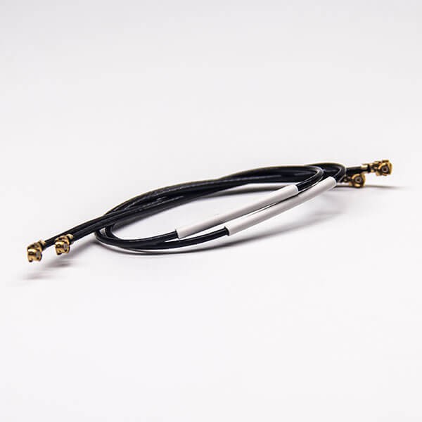 Elecbee 30pcs Ipex Connector Cable 1.37 Ipex Dual Right Angle Female to Female Assembly Extension Cable