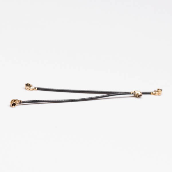 Elecbee 2pcs RF Cable Coaxial Component RF1.13 Black with IPEX Ⅰ to IPEX Ⅰ