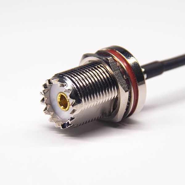 Elecbee 20pcs Cable UHF Straight Female Cable Connector to MCX Male Straight Cable with RG316