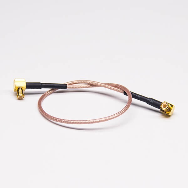 Elecbee 20pcs MCX to MCX Cable Plug to Plug RG178 Assembly 20cm