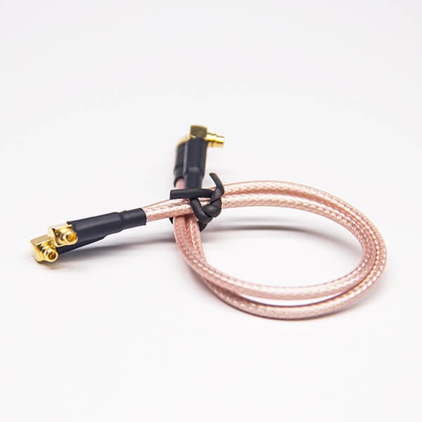 Elecbee 20pcs MMCX to MMCX Cable Assembly RG316 18cm Plug to Plug