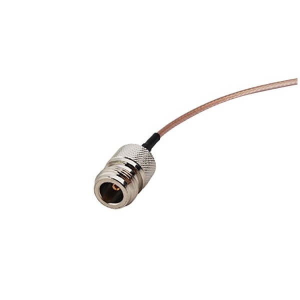 Elecbee 20pcs BNC RF Cable 15CM with Connector BNC Male to N Male RG174 Cable for Test Instrument