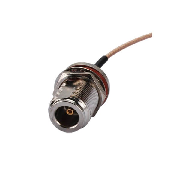 Elecbee N Type RF Cable Assembly RG316 to SMA Male Right Angle 30CM