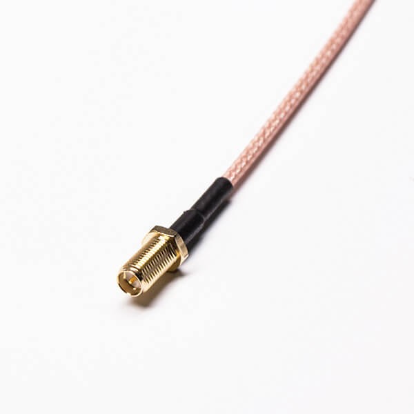 Elecbee 20pcs RP SMA Cable Assembly Female Straight 180 Degree
