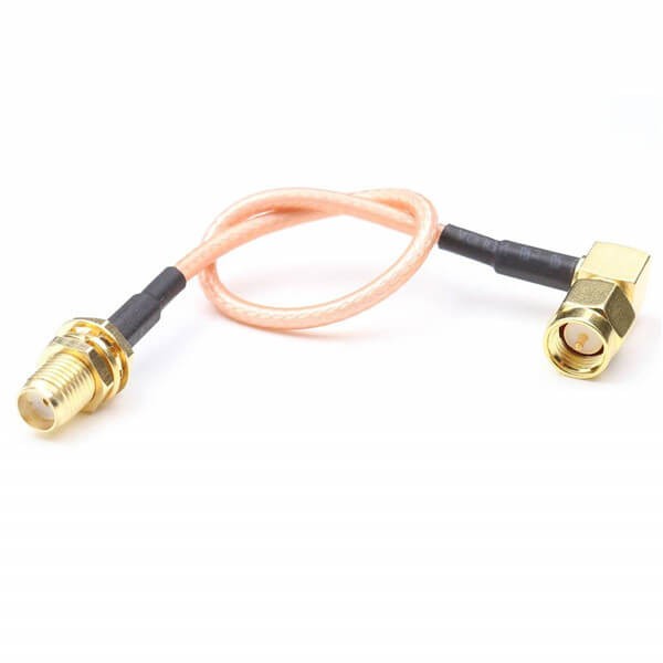 Elecbee 20pcs SMA Male to SMA Female Cable 15cm SMA for Mobile Antennas RG316 Low Loss Jumper Cable