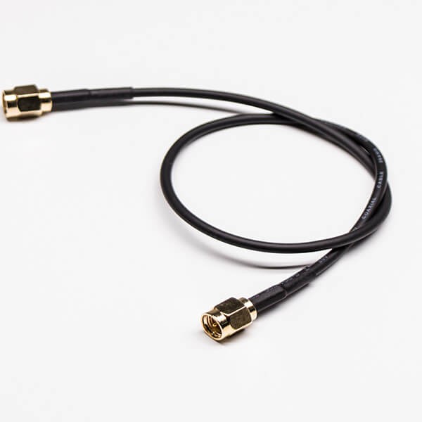 Elecbee 20pcs SMA Male to SMA Male Cable Straight Cable Assembly