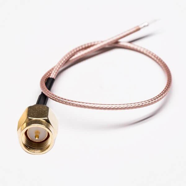 Elecbee 20pcs SMA straight cable male with RG316