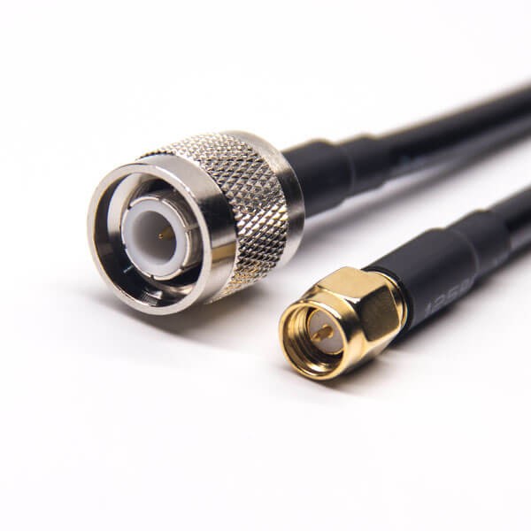 Elecbee 30pcs 10CM TNC Male Connector 180 Degree to SMA Male Straight Coaxial Cable with RG223 RG58
