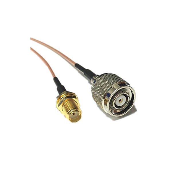 Elecbee 20pcs TNC to SMA Cable Assembly RG178 Pigtail 15CM