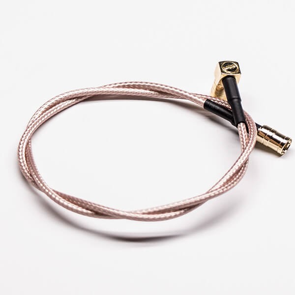 Elecbee 20pcs SMB Cable to Connect Right angle SMB Male to Straight SMB Male cable assembly with RG179