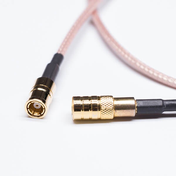 Elecbee 20pcs SMB Male Cable Coaxial Straight to SMB Solder with Brown Cable RG316